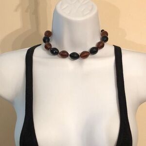 Vintage acrylic chunky statement collar/choker necklace